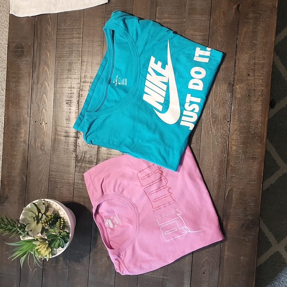 WOMENS Nike and Puma Xl Tees
